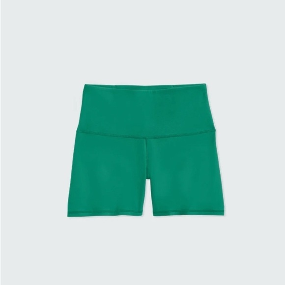 NWT Summersalt The Do It All Green Compression Biker Shorts - Picture 2 of 8